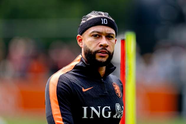 ZEIST - Netherlands player Memphis Depay during Dutch national team, Nationalteam training at the KNVB Campus on May 31, 2026 in Zeist, the Netherlands. (Photo by DeFodi Images) -