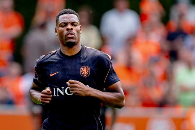 ZEIST - Netherlands player Denzel Dumfries during Dutch national team, Nationalteam training at the KNVB Campus on May 31, 2026 in Zeist, the Netherlands. (Photo by DeFodi Images) -