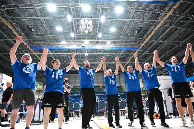 RECORD DATE NOT STATED Der 1. FC Saarbrücken-TT feiert in Frankfurt die Deutsche Meisterschaft Der 1. FC Saarbrücken-TT bejubelt im Finale des TTBL Final Four gegen Borussia Düsseldorf die Deutsche Meisterschaft in Frankfurt am Main in der Süwag Energie Arena am 31. Mai 2026. Es ist zusammen mit DTTB-Pokal und Champions League das erste Triple in der Geschichte des Vereins. Frankfurt am Main Hessen Germany