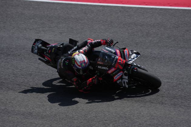 31.05.2026, Autodromo Internazionale del Mugello, Mugello, MotoGP Grosser Preis von Italien 2026 ,im Bild Marco Bezzecchi (ITA), Aprilia Racing (Photo by Hasan Bratic DeFodi Images) -