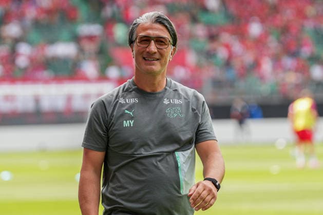 Fussball, Länderspiel: Schweiz vs. Jordanien, Sonntag, 31.05.2026 (kybunpark, St. Gallen); Murat Yakin (Trainer, Schweiz) Copyright: xValentinxDomgjonix