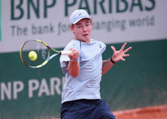 Vincent Jakob Reisach (GER), Jungen Einzel, Boys Singles Tennis - French Open 2026 - Roland Garros - Paris - - France - 31 May 2026. Copyright: xJuergenxHasenkopfx