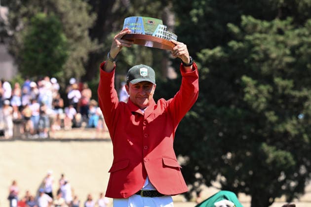 IPA85213632 - Piergiorgio BUCCI (ITA) and PALLIETER VD N.RANCH wins the 93rd CSIO Roma 2026 Competition No. 9 - ROLEX ROME GRAND PRIX Two rounds competition Tab. A - h. 160 Prize Money: 500,000 Ä on May 31, 2026 at Piazza di Siena in Rome, Italy.  Copyright: xDomenicoxCippitelli IPAxSportx xx 85213632