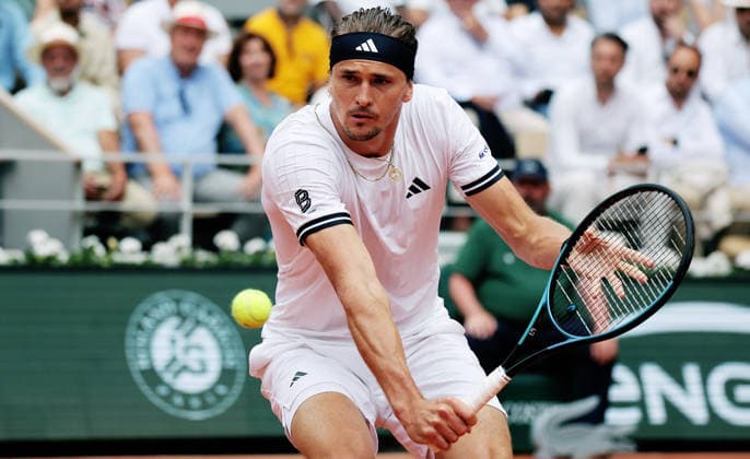 TENNIS - French Open 2026 PARIS,FRANCE,31.MAY.26 - TENNIS - ATP, Tennis Herren World Tour, French Open, Roland Garros, Grand Slam. Image shows Alexander Zverev (GER).  GEPAxpictures xMatthiasxHauer
