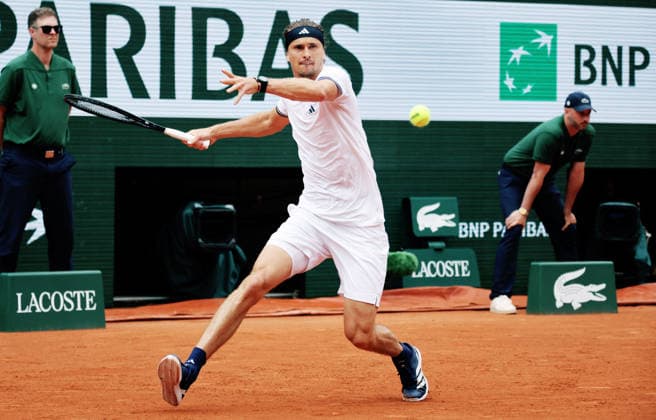 TENNIS - French Open 2026 PARIS,FRANCE,31.MAY.26 - TENNIS - ATP, Tennis Herren World Tour, French Open, Roland Garros, Grand Slam. Image shows Alexander Zverev (GER).  GEPAxpictures xMatthiasxHauer