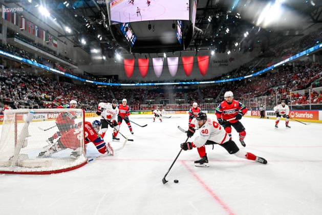 ZURICH, SWITZERLAND - MAY 31: Ryan O™Reilly of Canada in action during the 2026 IIHF Ice hockey, Eishockey World Championship, WM, Weltmeisterschaft Switzerland Bronze medal game between Canada and Norway at Swiss Life Arena on May 31, 2026 in Zurich, Zurich. Zurich Swiss Life Arena Zurich Switzerland Copyright: xJustPictures.ch AndreaxBrancax jp-en-EuSpIm-JP7_ANB_CanNor_31052026_8860