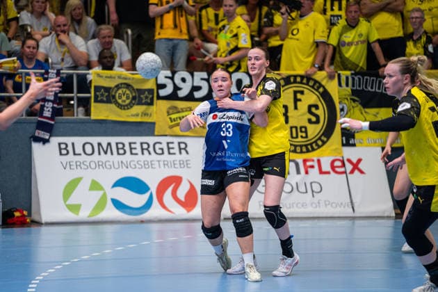 HSG Blomberg-Lippe (GER) vs. Borussia Dortmund (GER) Handball, 1. Handball Bundesliga Frauen, Finale, Spiel 3, 31.5.2026, Saision 2025 2026, Blomberg Elin Magnusdottir (HSG Blomberg-Lippe, 33) im Angriff Blomberg Sporthalle an der Ulmenallee Deutschland