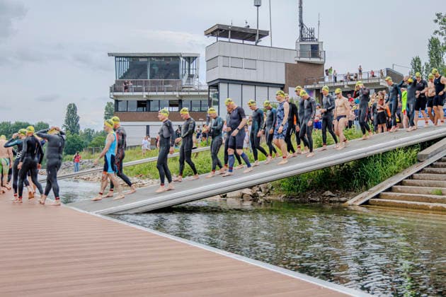 Swim & Run; Köln, 31.05.2026 Impressionen vom Swim & Run am 31.05.2026 am Fühlinger See in Köln (Nordrhein-Westfalen). Copyright: xBEAUTIFULxSPORTS B.Hoffmannx