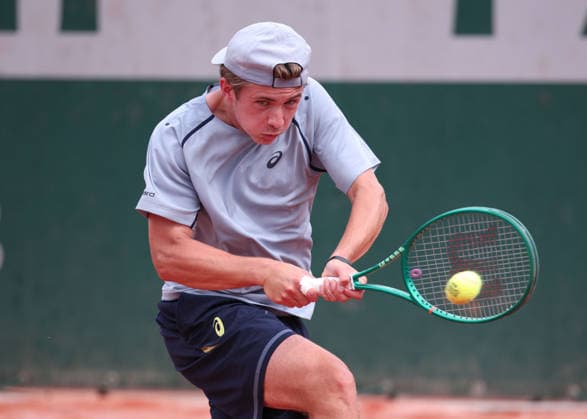 Flynn Thomas (SUI), Jungen Einzel, Boys Singles Tennis - French Open 2026 - Roland Garros - Paris - - France - 31 May 2026. Copyright: xJuergenxHasenkopfx