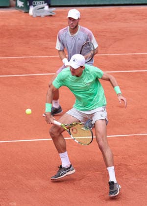 Petr Nouza, Neil Oberleitner, Herren Doppel, Men s Doubles Tennis - French Open 2026 - Roland Garros - Paris - - France - 31 May 2026. Copyright: xJuergenxHasenkopfx