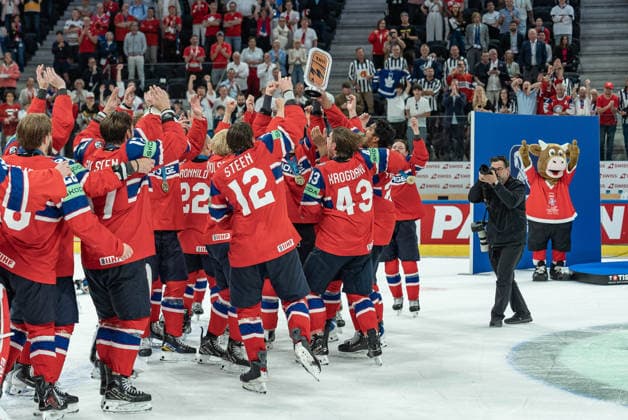 31 05 2026, Zurich, Swiss Life Arena, Ice hockey, Eishockey World Championships: Bornze Medal Game: Canada - Norway, Norwegen feiert die Bronze Medal Zurich Swiss Life Arena Zurich Switzerland Copyright: xJustPictures.ch StefanxEmchx jp-de-StEm-DSC0136220260531