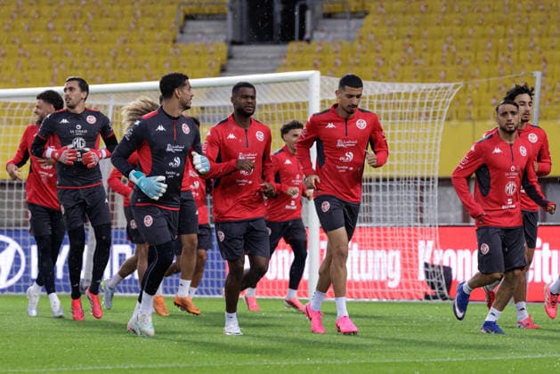 SOCCER - AUT vs TUN, test match VIENNA,AUSTRIA,31.MAY.26 - SOCCER - OEFB international test match, Austria vs Tunisia, preview, training team TUN. Image shows the team of TUN.  GEPAxpictures xArminxRauthner
