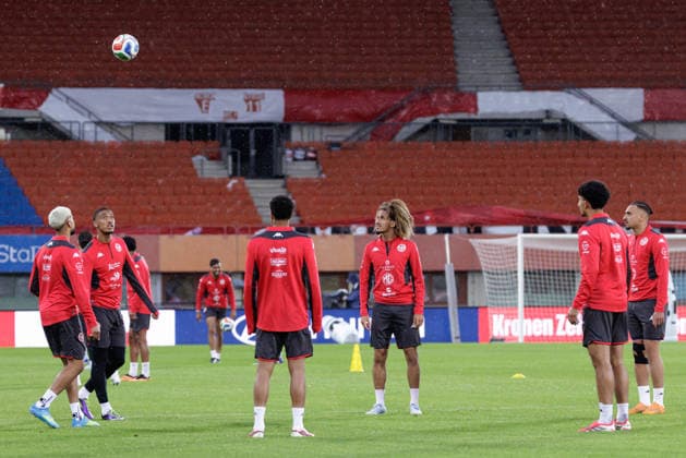 SOCCER - AUT vs TUN, test match VIENNA,AUSTRIA,31.MAY.26 - SOCCER - OEFB international test match, Austria vs Tunisia, preview, training team TUN. Image shows the team of TUN.  GEPAxpictures xArminxRauthner