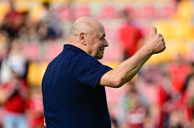 Czech coach Miroslav Koubek gestures after the Czech Republic vs Kosovo soccer friendly match, in Prague, Czech Republic, May 31, 2026. (CTKxPhoto RomanxVondrous) CTKPhotoP2026053104503  CTKPhotoP2026053104503
