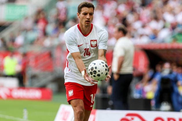 31.05.2026, Wroclaw Mecz towarzyski miedzynarodowy Polska - Ukraina - International Friendly, Länderspiel, Nationalmannschaft football match Poland - Ukraine Nz. Jakub Kiwior Fot. Michal Chwieduk Arena Akcji NEWSPIX.PL --- newspix.pl POLAND OUT! 