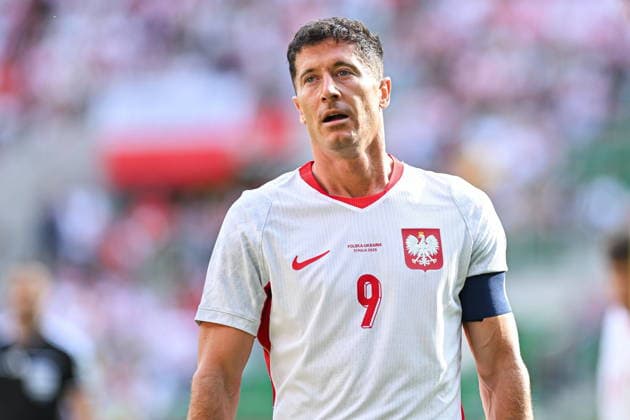 Wroclaw 31.05.2026. Football International Friendly, Länderspiel, Nationalmannschaft match between Poland and Ukraine in Wroclaw, Poland --- Pilka nozna Mecz towarzyski sezon 2025 2026 Polska - Ukraina. Persons Shown : Robert Lewandowski Fot. Antoni Dec Arena Akcji NEWSPIX.PL --- newspix.pl POLAND OUT! 