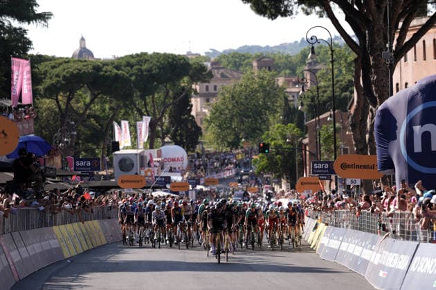 The pck rides during Stage 21 of the Giro d™Italia from Rome to Rome, Italy. Monday May 31, 2026  Copyright: xMassimoxPaolonex xLaPressex