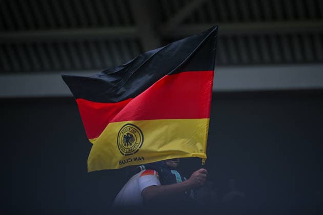 31.05.2026, Fussball Freundschafts-Länderspiele 3.Spieltag, Deutschland - Finnland, in der Mewa-Arena Mainz, Flagge Deutschland,