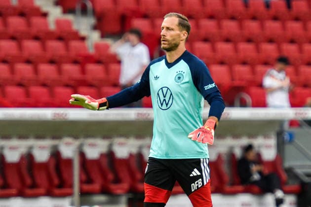 Oliver Baumann (Germany 12) beim Aufwaermen 31.05.2026 ¢ Fussball ¢ WM-Test ¢ Deutschland vs Finnland, MEWA Arena, Mainz, Rheinland-Pfalz Germany