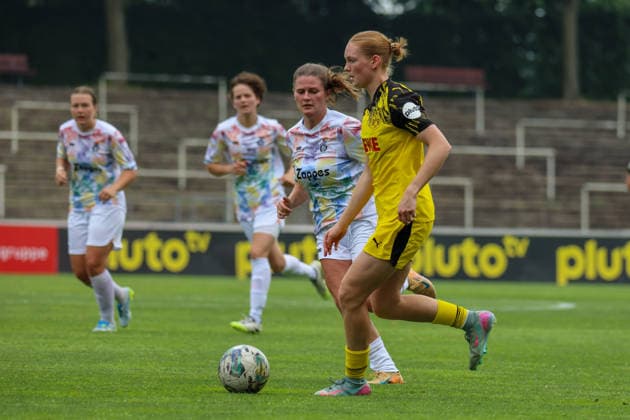 Dortmund, Deutschland: 31. Mai 2026 - Regionalliga West Frauen - 26. Spieltag - BVB Frauen vs. Vorwärts Spoho Köln Frauen Im Bild: Nora Willeke (BVB) Copyright: HMBxMedia MadeleinexFantini