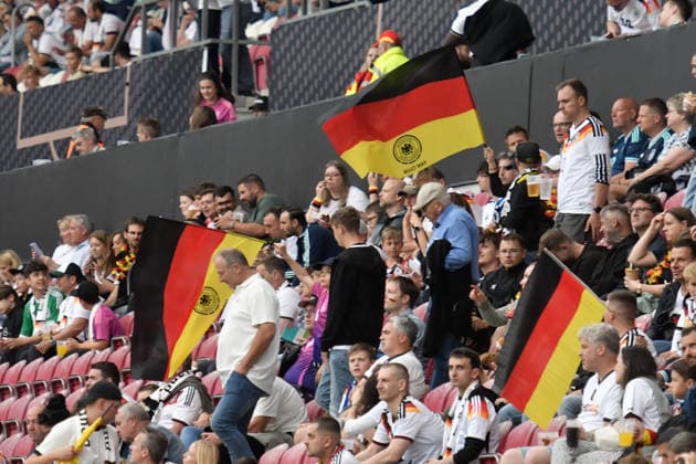 Deutsche Fans 31.05.2026 ¢ Fussball ¢ WM-Test ¢ Deutschland vs Finnland, MEWA Arena, Mainz, Rheinland-Pfalz Germany