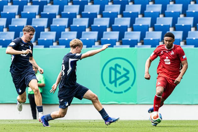 U19-DFB-Nachwuchsliga A, 2025 2026, Finale: TSG Hoffenheim U19 - 1. FC Köln U19; 31.05.2026 Maik Nelson Afri Akumu (1. FC Köln U19, 30) U19-DFB-Nachwuchsliga A, 2025 2026, Finale: TSG Hoffenheim U19 - 1. FC Köln U19; PreZero Arena, Sinsheim; 31.05.2026 DFB regulations prohibit any use of photographs as image sequences and or quasi video. Copyright: xBEAUTIFULxSPORTS Buriakovx