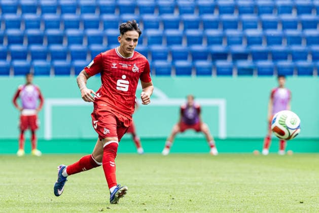 U19-DFB-Nachwuchsliga A, 2025 2026, Finale: TSG Hoffenheim U19 - 1. FC Köln U19; 31.05.2026 Jason Manuel Ponente Ramirez (1. FC Köln U19, 7) U19-DFB-Nachwuchsliga A, 2025 2026, Finale: TSG Hoffenheim U19 - 1. FC Köln U19; PreZero Arena, Sinsheim; 31.05.2026 DFB regulations prohibit any use of photographs as image sequences and or quasi video. Copyright: xBEAUTIFULxSPORTS Buriakovx
