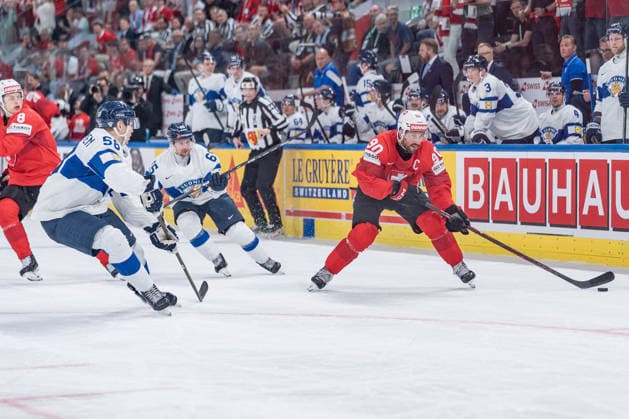 31 05 2026, Zurich, Swiss Life Arena, Ice hockey, Eishockey World Championships: Gold Medal Game: Switzerland - Finland, 58 Urho Vaakanainen (Finland), 65 Sakari Manninen (Finland), 90 Roman Josi (Switzerland) Zurich Swiss Life Arena Zurich Switzerland Copyright: xJustPictures.ch StefanxEmchx jp-de-StEm-DSC0029820260531