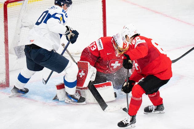 IPA85222246 - 63 GENONI Leonardo during IIHF World Championship, WM, Weltmeisterschaft - Gold Medal - Switzerland vs Finland, Ice hockey, Eishockey in Zurich, Switzerland, May 31 2026  Copyright: xAndreaxRe IPAxSportx xx 85222246