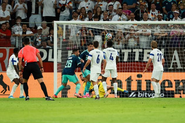 Länderspiel - 25 26 - Deutschland - Finnland am 31.05.2026 in der MEWA Arena in Mainz. Deniz Undav (Deutschland 26) schießt das Tor zum 1:0,