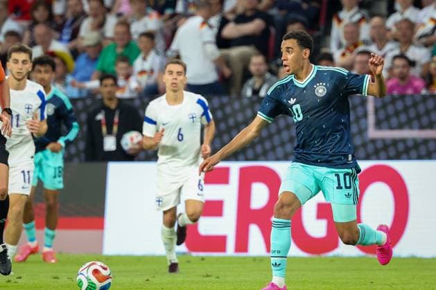 Jamal Musiala 10 (Deutschland) in Aktion, Deutschland vs. Finnland, Fussball, Maenner, UEFA, Freundschaftsspiel, Friendly Match, DFB, Saison 2025 2026, 31.05.2026 Mainz Rheinland-Pfalz Deutschland
