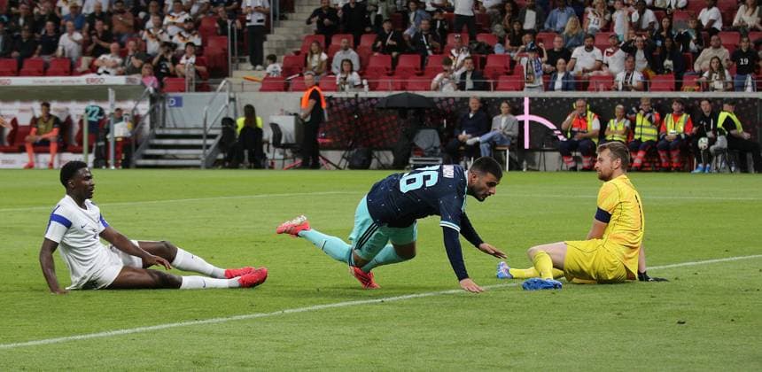 31.05.2026 xmgoodx Mainz MEWA Arena DFB Länderspiel Deutschland gegen Finnland Lennart Karl (25, GER) gegen Ryan Mahuta (Finland 14) Deniz Undav (26, GER) Tor zum 3:0