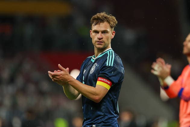 Joshua Kimmich (Germany) applauds the fans after the International Friendly, Länderspiel, Nationalmannschaft match between Germany and Finland at MEWA ARENA on May 31, 2026, in Mainz, Germany. The match serves as preparation for the 2026 FIFA World Cup, WM, Weltmeisterschaft, Fussball in the United States Mainz MEWA ARENA Germany Copyright: xJoaquimxFerreirax