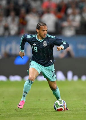 Leroy Sane GER (19) Aktion am Ball DFB Laenderspiel Deutschland GER vs Finnland FIN Freundschaftsspiel Testspiel am 31.05.2026 DFL REGULATIONS PROHIBIT ANY USE OF PHOTOGRAPHS AS IMAGE SEQUENCES AND OR QUASI-VIDEO DFB Laenderspiel Deutschland GER vs Finnland FIN