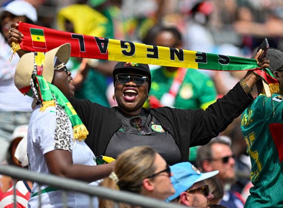 May 31, 2026, Charlotte, North Carolina, USA: A young woman in attendance proudly waves her flag. The U.S. MenÃ¢â‚¬â ¢s national team, Nationalteam defeated Senegal, 3-2, at Bank of America Stadium in Charlotte, NC. Charlotte USA - ZUMAm261 20260531_zsp_m261_007 Copyright: xPatrickxMagoonx