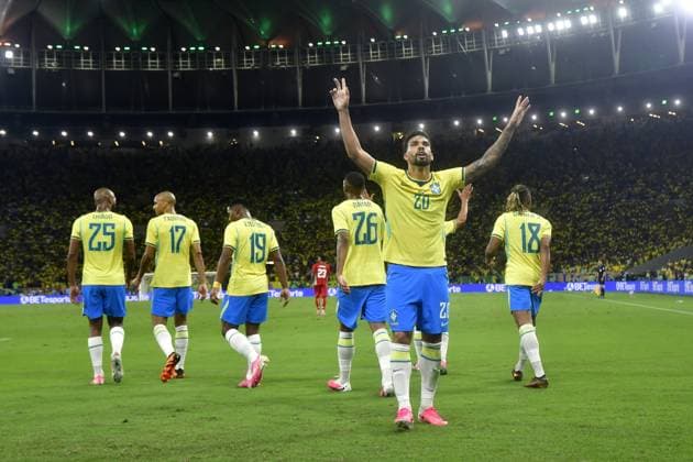 MARACANA Rio de Janeiro (RJ), 05 31 2026 - FRIENDLY MATCH BRAZIL X PANAMA - Brazilian player Lucas Paqueta during a friendly match between BRAZIL X PANAMA, held at the Maracana stadium in Rio de Janeiro, on Sunday night, May 31. The Brazilian national team, Nationalteam is preparing for the 2026 FIFA World Cup, WM, Weltmeisterschaft, Fussball (Photo: Eduardo Carmim Photo Premium SPP) 30930 (Eduardo Carmim SPP)  Copyright: xEduardoxCarmimx xSPPx spp-en-EdCa-amistoso_brasil_panama_488072