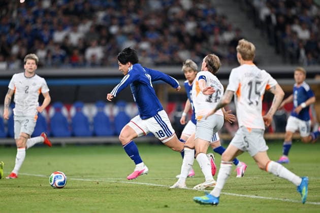 Ayase Ueda (JPN), MAY 31, 2026 - Football Soccer : KIRIN Challenge Cup 2026 match between Japan 1-0 Iceland at Japan National Stadium, Tokyo, Japan. Noxthirdxpartyxsales  aflo_332638213