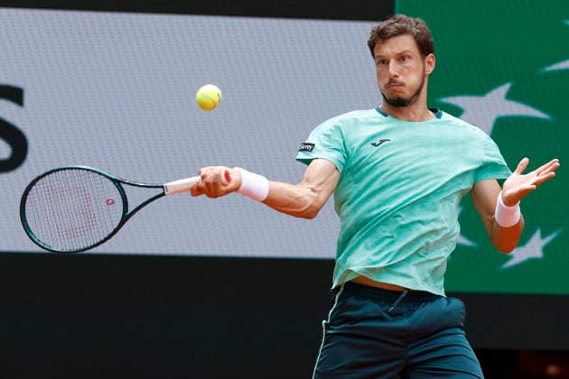 May 31, 2026, Paris, Paris, France: Pablo CARRENO BUSTA (ESP) during the tennis Grand Slam of Roland Garros 2026, at Roland Garros Stadium - on May 31 2026 .Paris - France Paris France - ZUMAb253 20260531_zsp_b253_099 Copyright: xLoicxBaratouxx