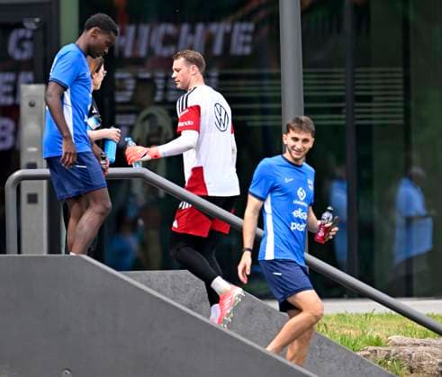 01.06.2026, Fussball, DFB-Nationalmannschaft Deutschland, letztes Training vor Abreise nach USA zur WM 2026, am DFB-Campus in Frankfurt am Main. Torwart Manuel Neuer (Deutschland).
