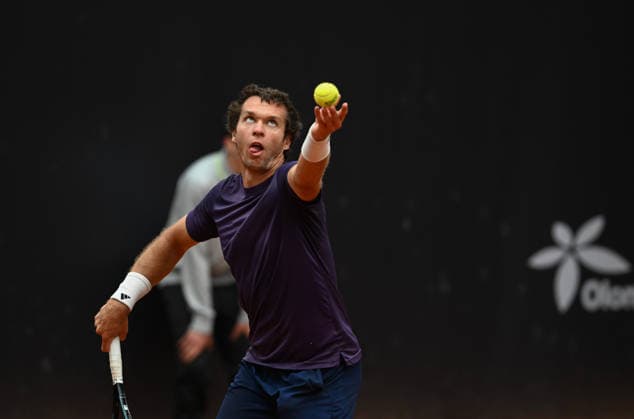 Oleg Prihodko (UKR) playes against Jan Kumstat during the second day of the men s tennis challenger UniCredit Czech Open, Prostejov, June 1st, 2026. (CTKxPhoto LudekxPerina) CTKPhotoP2026060103028  CTKPhotoP2026060103028