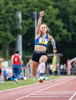 Hessische Meisterschaften Aktive; Darmstadt, 31.05.2026 Henrike Wölker (VfL Bad Arolsen); Hessische Meisterschaften Aktive in der Bürgerparkstadion in Darmstadt am 31.05.2026, (Hessen). Copyright: xBEAUTIFULxSPORTS KJPetersx