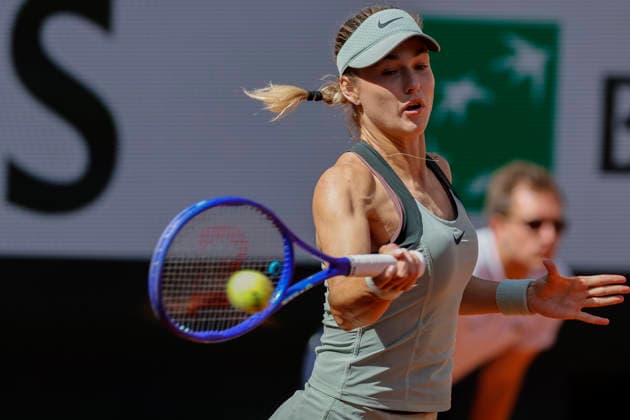 June 1, 2026, Paris, Paris, France: Anna KALINSKAYA (---) in action during the tennis Grand Slam of Roland Garros 2026, at Roland Garros Stadium - on June 31 1st 2026 .Paris - France Paris France - ZUMAb253 20260601_zsp_b253_017 Copyright: xLoicxBaratouxx