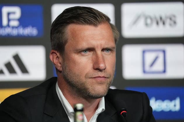 Sportvorstand Marcus Krösche (Eintracht Frankfurt) - Frankfurt 01.06.2026: Eintracht Frankfurt stellt Adi Hütter als neuen Trainer vor, Proficamp Eintracht