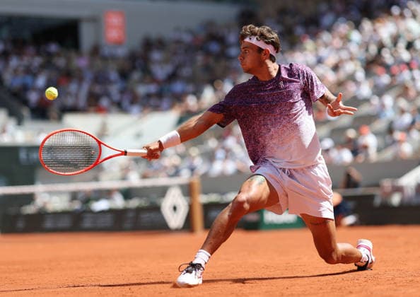 June 1, 2026, Paris, Ile De France, France: FLAVIO COBOLLI of Italy during the match against Z. Svajda of USA in the fourth round of tennis tournament Roland Garros, Paris, France. Tennis, Roland Garros 2026 - Flavio Cobolli  - ZUMAc278 20260601_zsp_c278_012 Copyright: xMarcinxCholewinskix