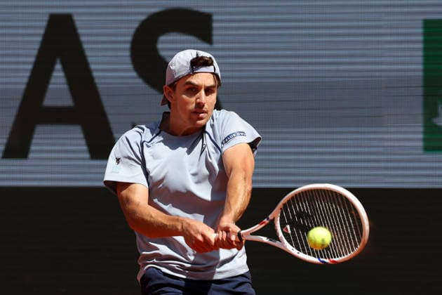 TENNIS : Roland Garros 2026 - 01 06 2026 Flavio Cobolli (ITA) Vs Zachary Svajda (USA) ParisFrance  Copyright: xMichaelxBaucherx