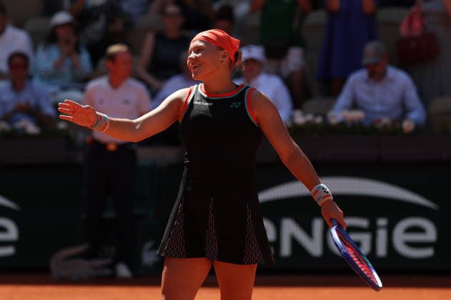 ROLAND GARROS 2026 Thierry Larret MAXPPP - PARIS (75) 01 06 2026 Thierry Larret Maxppp. Tennis. Roland Garros 2026. Internationaux de France de tennis. Stade Roland Garros, Paris (75). Le 1er Juin. Court Suzanne LENGLEN : Madison KEYS (USA) vs Diana SHNAIDER (RUS). PARIS (75) STADE ROLAND GARROS PARIS ILE DE FRANCE FRANCE  Copyright: xMAXPPPxThierryxLarretx TLR202606016992 TLR202606016992