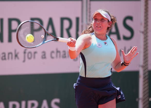 Sonja Zhenikhova GER), Maedchen Einzel, Girls Singles Tennis - French Open 2026 - Roland Garros - Paris - - France - 1 June 2026. Copyright: xJuergenxHasenkopfx