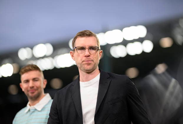 Per Mertesacker (TV Experte). Fussball Länderspiel, Deutschland (GER) - Finnland (FIN) am 31.05.2026 in Mainz Deutschland. Mewa Arena *** Per Mertesacker TV expert football international, Germany GER Finland FIN on 31 05 2026 in Mainz Germany Mewa Arena