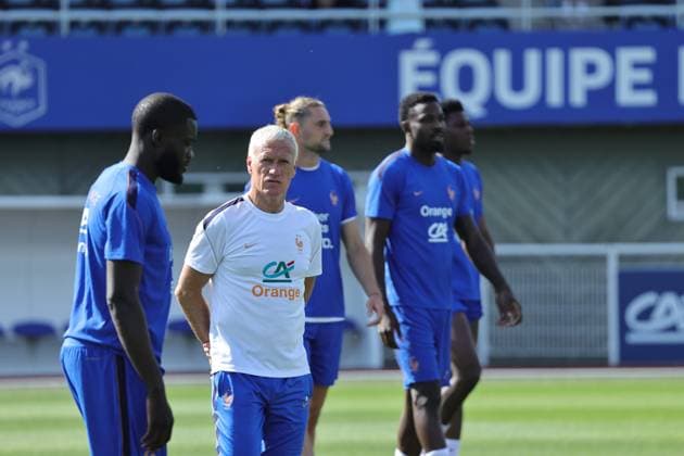 Entraînement de l’Equipe de France de Football PHOTOPQR LE PARISIEN Olivier Arandel (Staff) ; Clairefontaine ; 01 06 2026 ; Clairefontaine, France Lundi 1er juin 2026 Sports Football Équipe de France Préparation de la Coupe du Monde Fifa 2026 Entraînement ouvert au public de l’Equipe de France de Football Didier Deschamps, sélectionneur de l Equipe de France LP Olivier Arandel Clairefonatine, France, June 1st 2026. France national team, Nationalteam training session