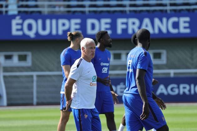 Entraînement de l’Equipe de France de Football PHOTOPQR LE PARISIEN Olivier Arandel (Staff) ; Clairefontaine ; 01 06 2026 ; Clairefontaine, France Lundi 1er juin 2026 Sports Football Équipe de France Préparation de la Coupe du Monde Fifa 2026 Entraînement ouvert au public de l’Equipe de France de Football Didier Deschamps, sélectionneur de l Equipe de France LP Olivier Arandel Clairefonatine, France, June 1st 2026. France national team, Nationalteam training session